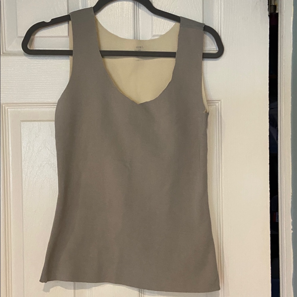Gray Sleeveless Top